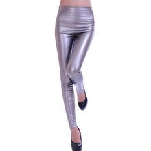 women leggings faux leather high quality slim leggings plus size High elasticity s-xl leather leggings