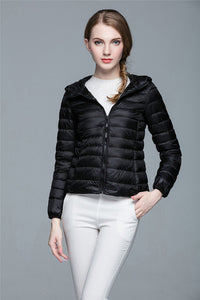 Women Ultra Light Down Coat Outwear Jacket
